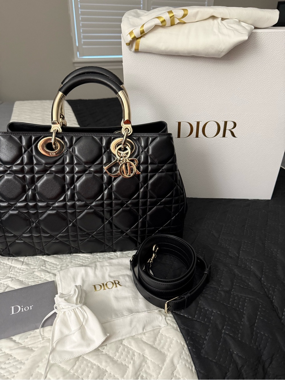 Dior Large Lady 95.22 bag